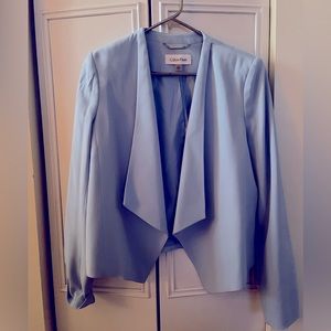Baby blue Calvin Klein women’s blazer, size 8
